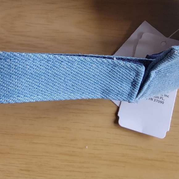 29 PALMS Denim Bling Rhinestone Embellished Visor - Picture 3 of 5